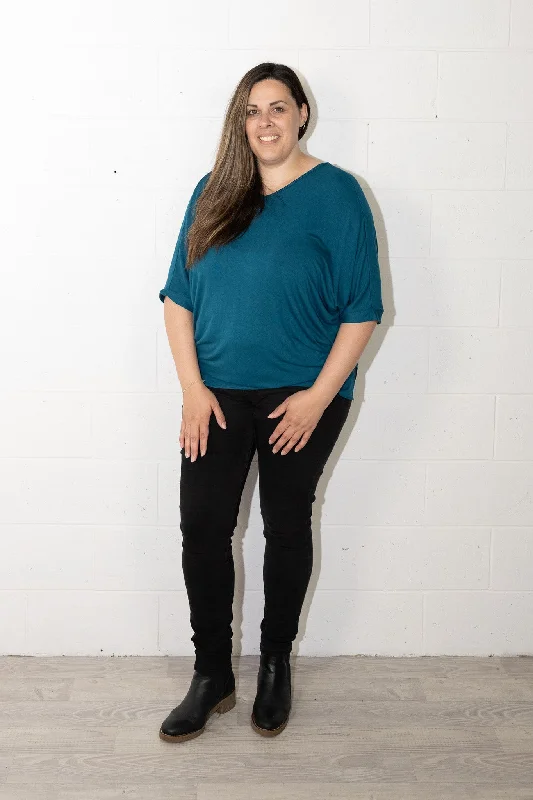 Teal Multi-way Top