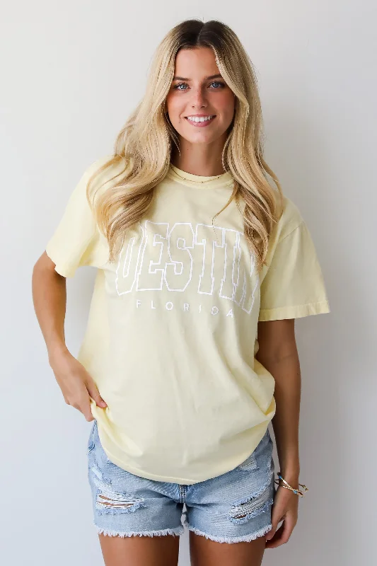 Yellow Destin Florida Tee