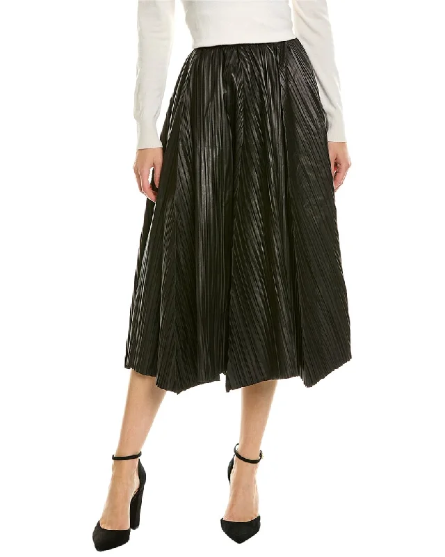 Ferragamo Leather Maxi Skirt