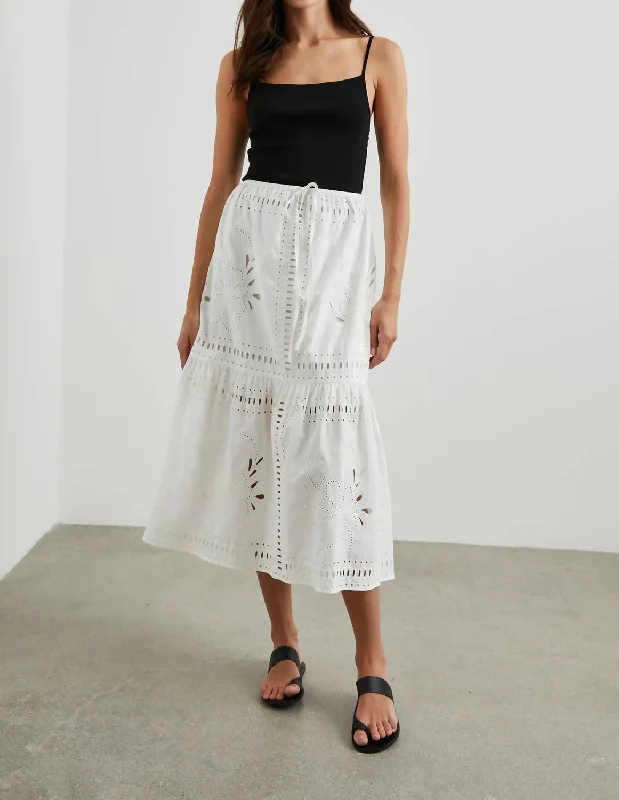 Prina Skirt In White