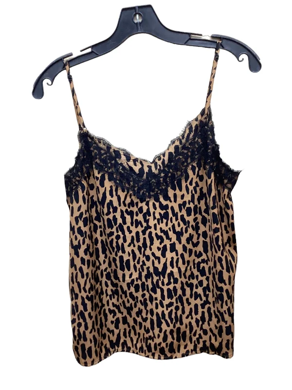 Top Sleeveless By Bp In Animal Print, Size: S