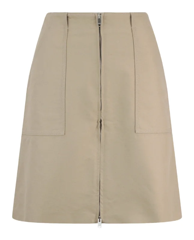 Worker High-Waisted Skirt