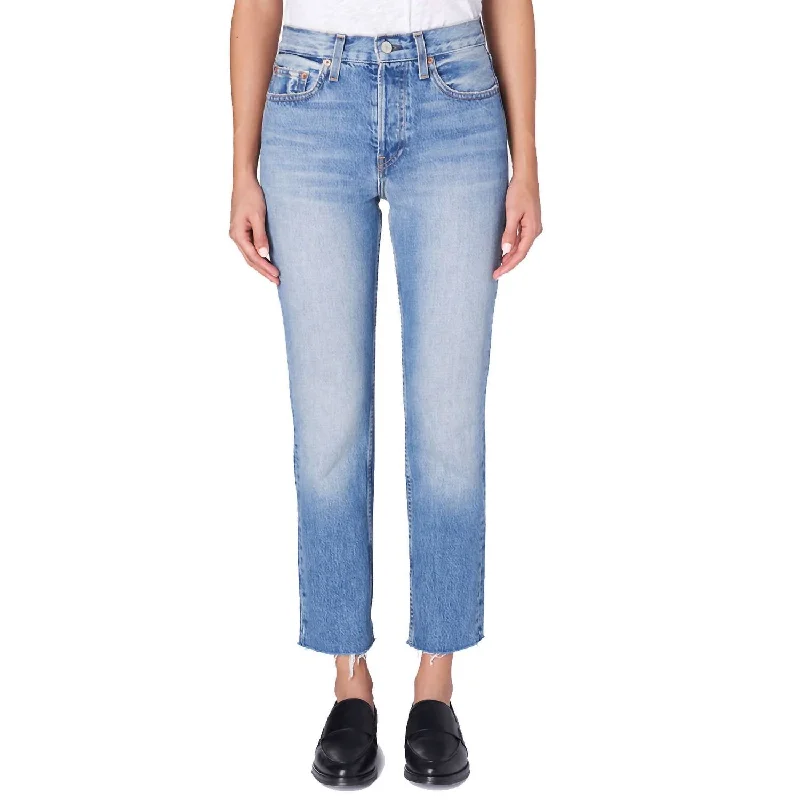 Constance Slim Straight Jean In Renegade