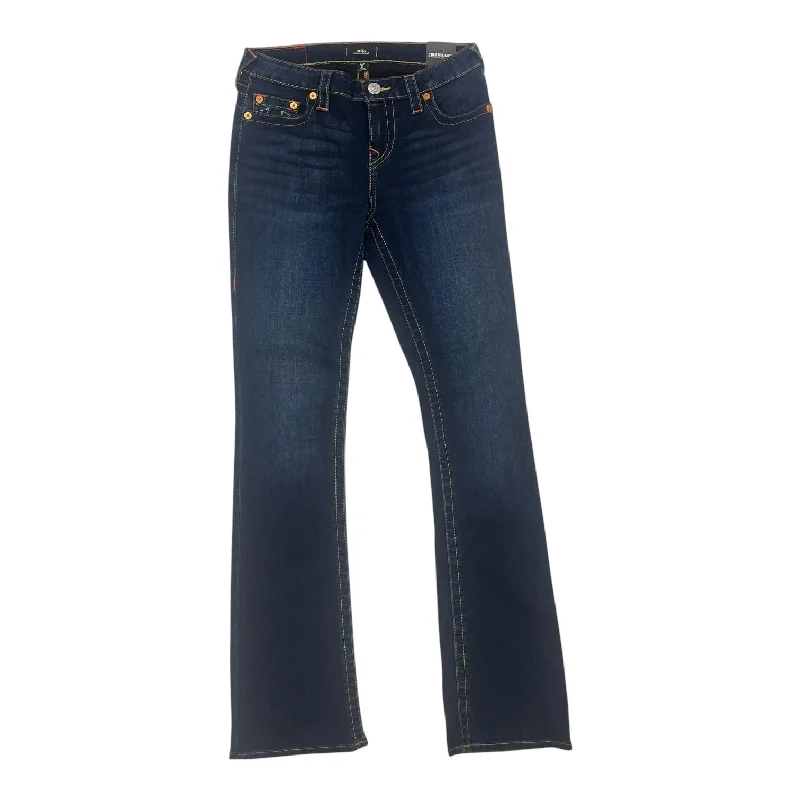 Jeans Boot Cut By True Religion In Blue, Size:8