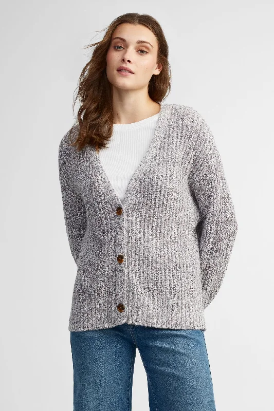 Cardigan tricot ample - Femme