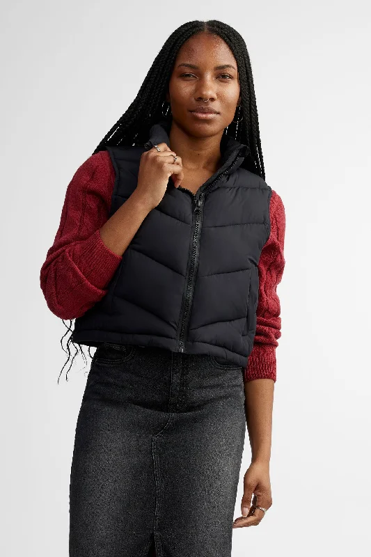 Veste matelassée sans manches ripstop - Femme