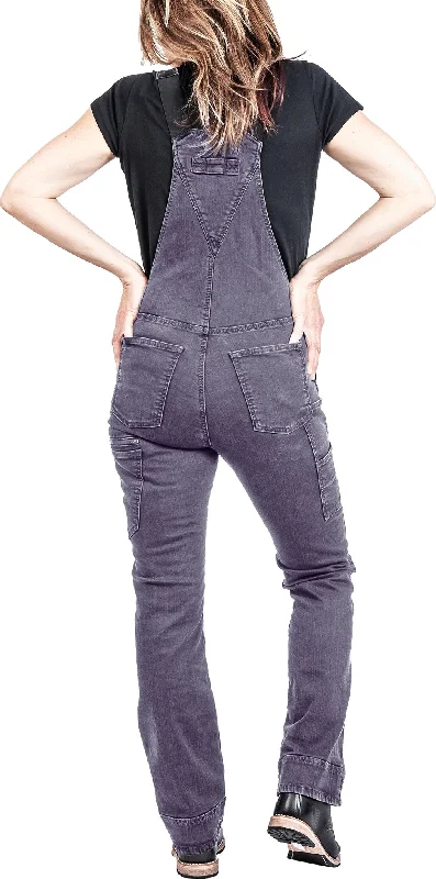 Freshley Overall Grey Stretch Canvas - Women's|-|Salopette grise extensible en toile Freshley - Femme