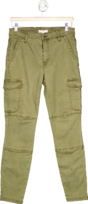 H&M Olive Green Cargo Trousers UK 12