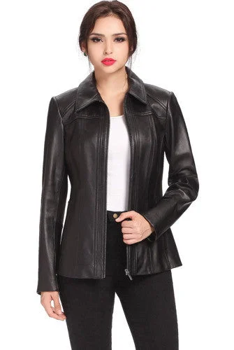 BGSD Women Ellen Lambskin Leather Jacket