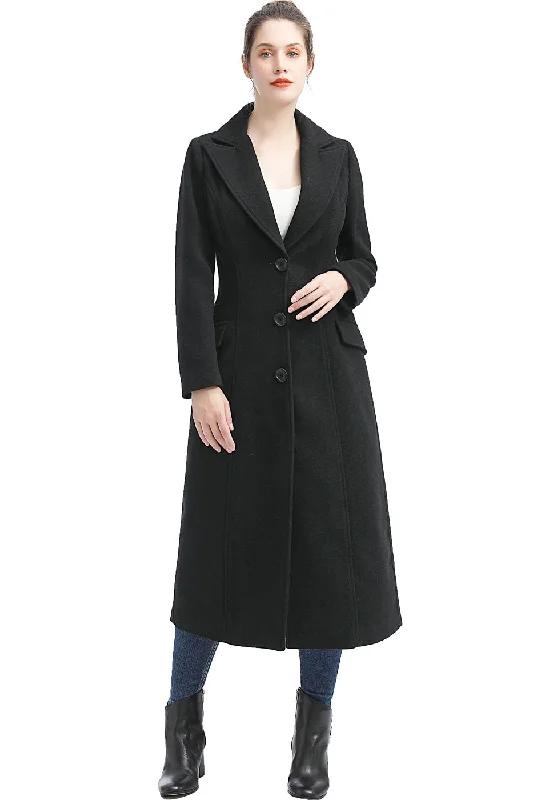 BGSD Women Sophie Full Length Long Wool Coat