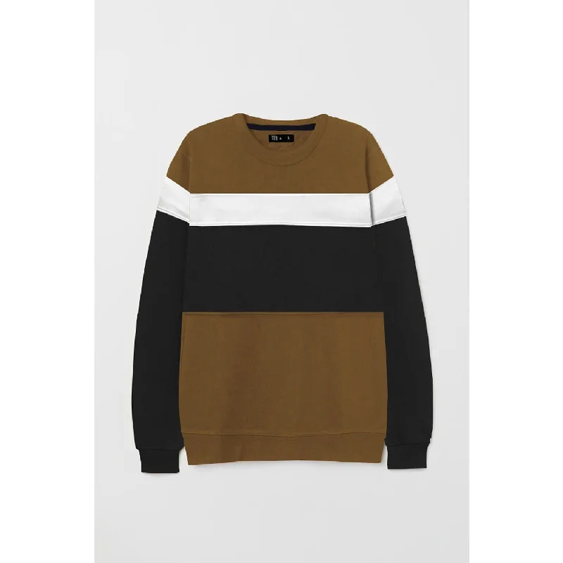 TX Colour Block Khaki Sweatshirt