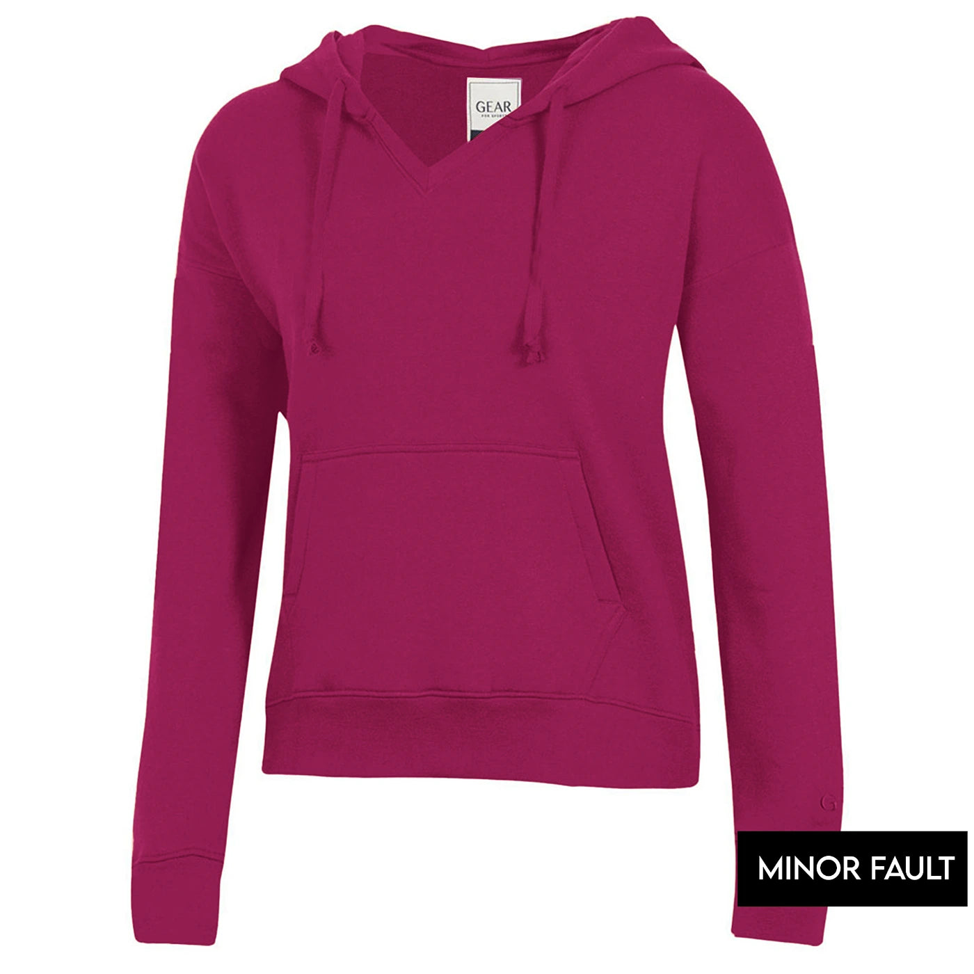 (Minor Fault) Dark Fuscia Hooded Sweatshirt