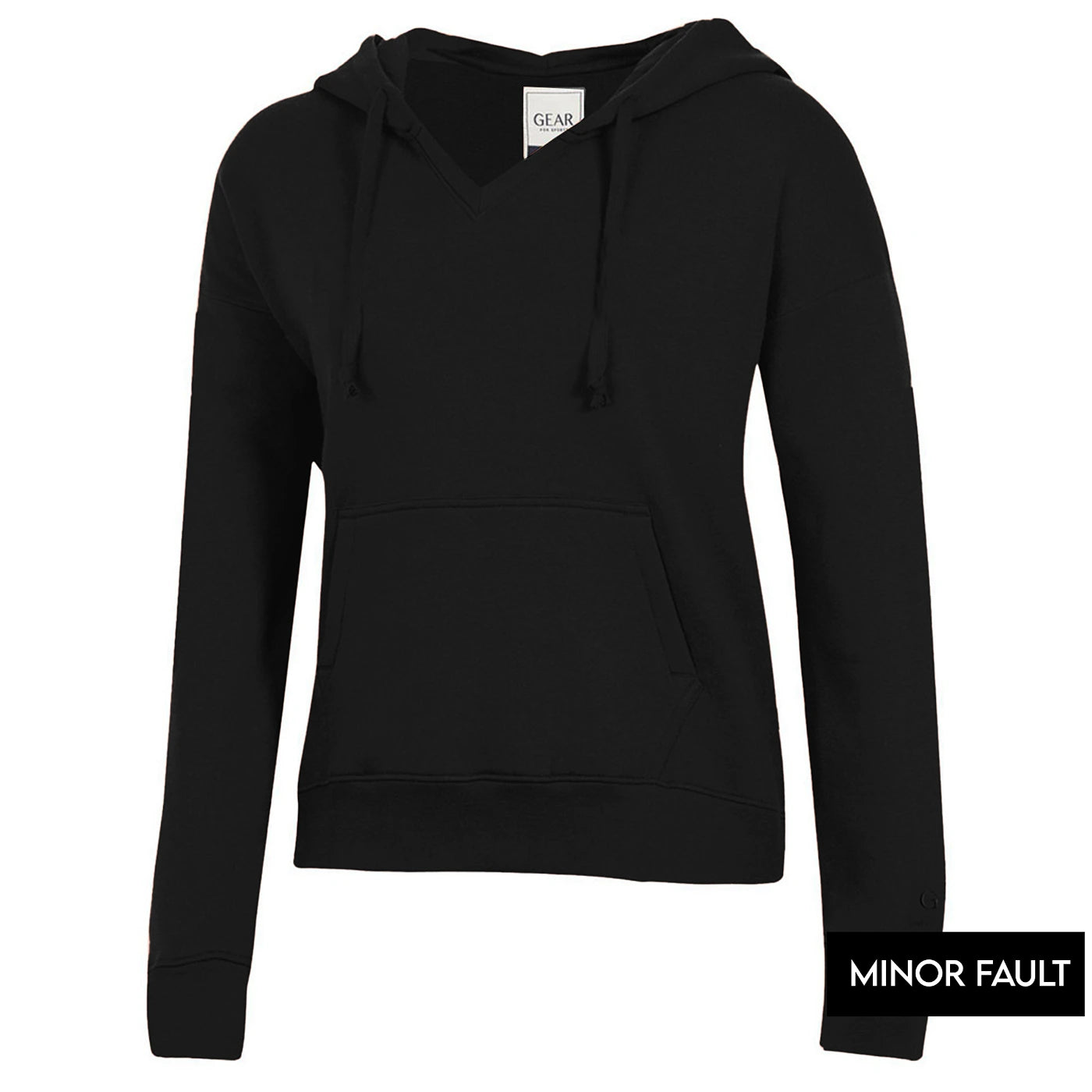 (Minor Fault) Black Hooded Sweatshirt