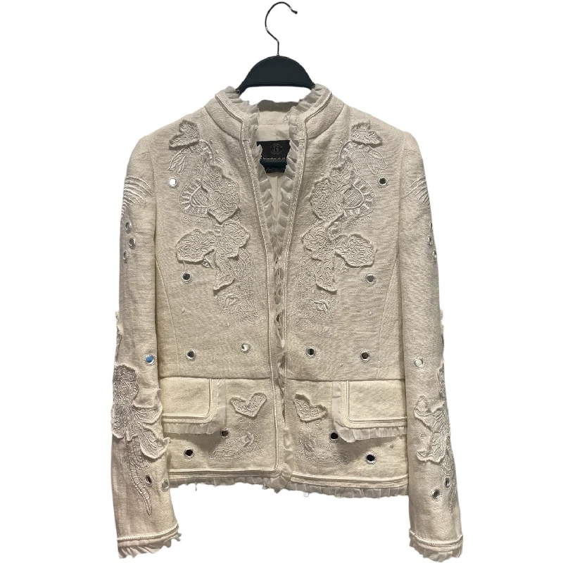 roberto cavalli/Coat/38/Cotton/WHT/