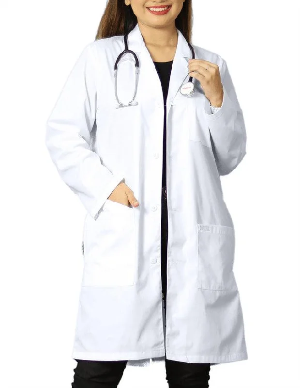 Heedfit Unisex Multi Pockets Premium White Lab Coat