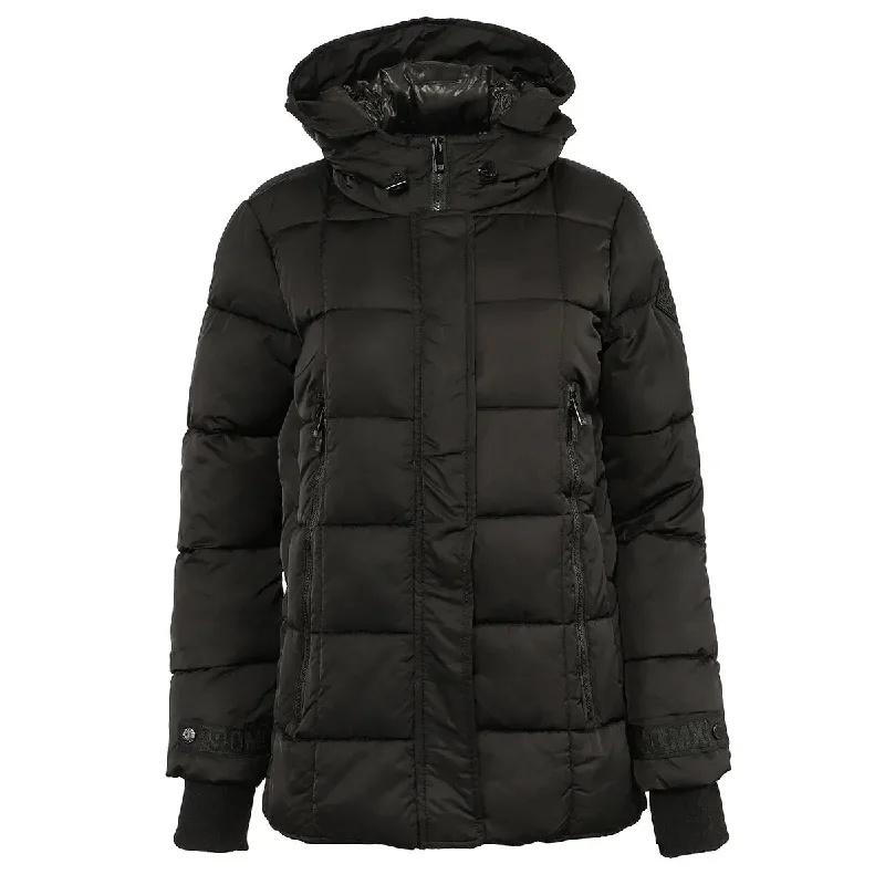 Steve Madden Women's Hooded Puffer Jacket