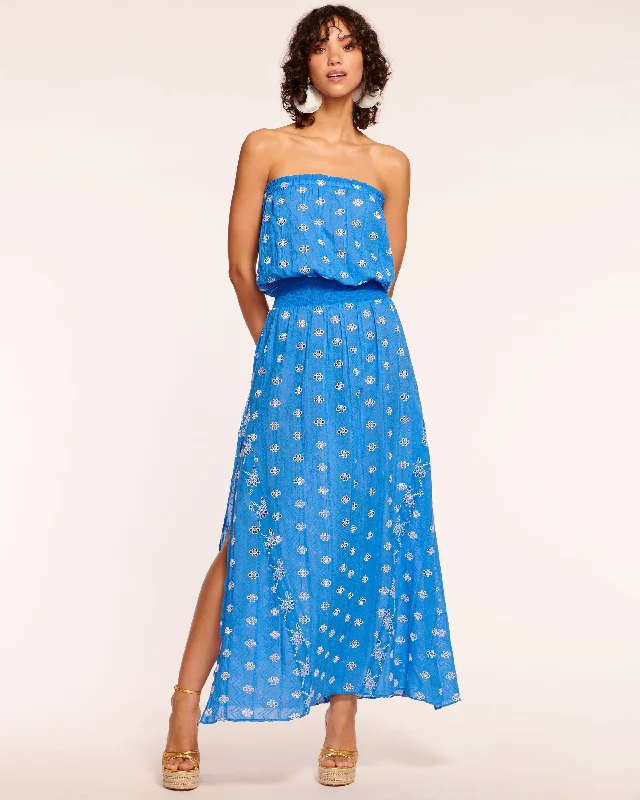 Cynthia Strapless Coverup Maxi Dress