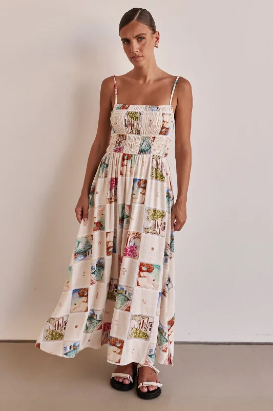 Jamie Maxi Dress (Cream)