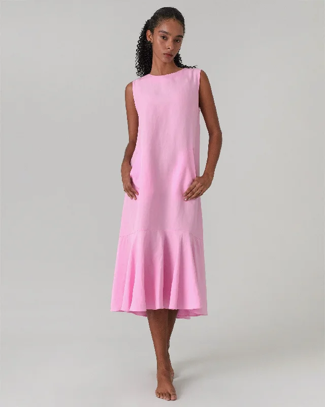 Mium Linen Maxi Dress