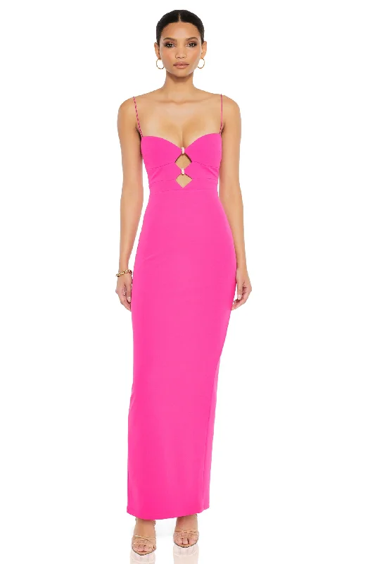 Nookie Muse Maxi Dress - Neon Pink