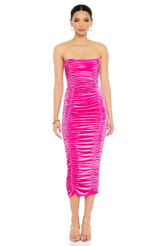 Nookie Verve Midi Dress - Hot Pink