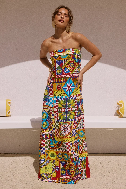 Phaedra Maxi Dress - Print