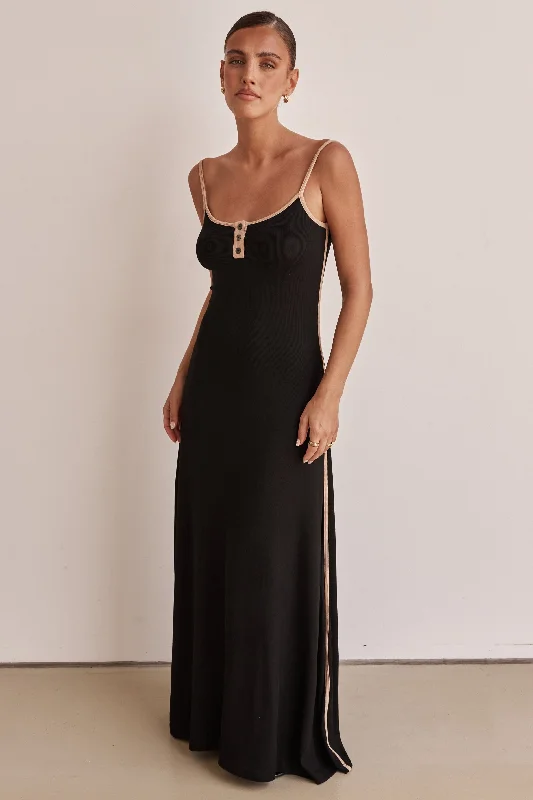 Simone Maxi Dress (Black)