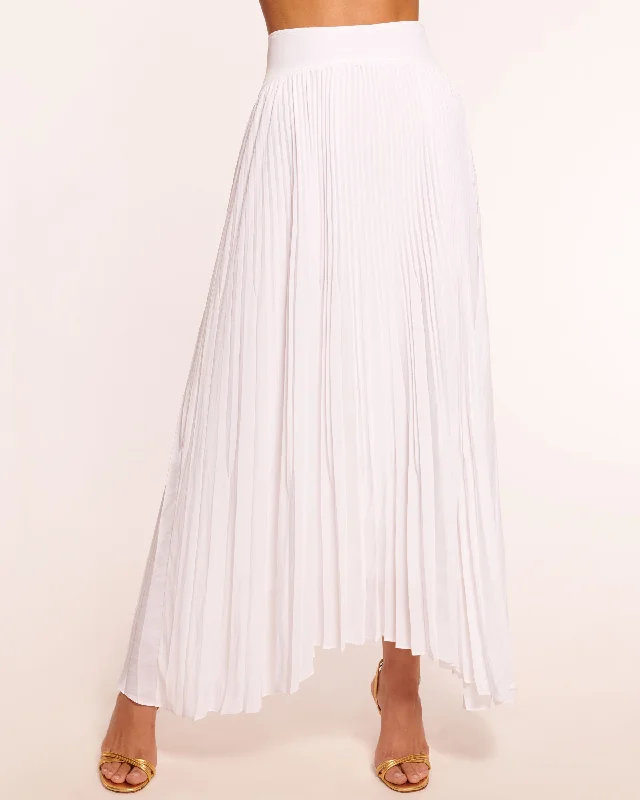 Winifred Pleated Maxi Skirt