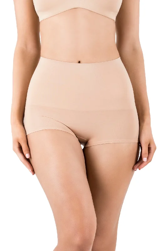 Ambra Powerlite Boyleg short Tummy Control Knickers in Black or Nude